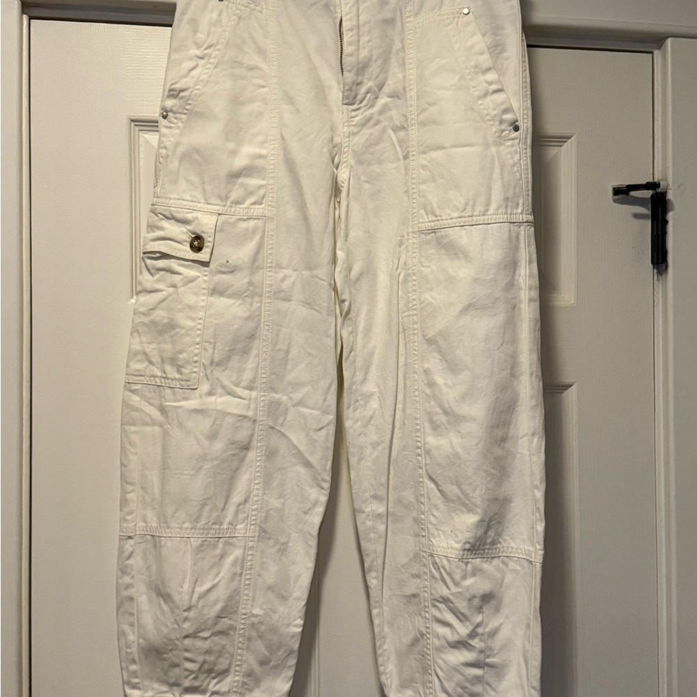 Anthropologie cargo cropped pant